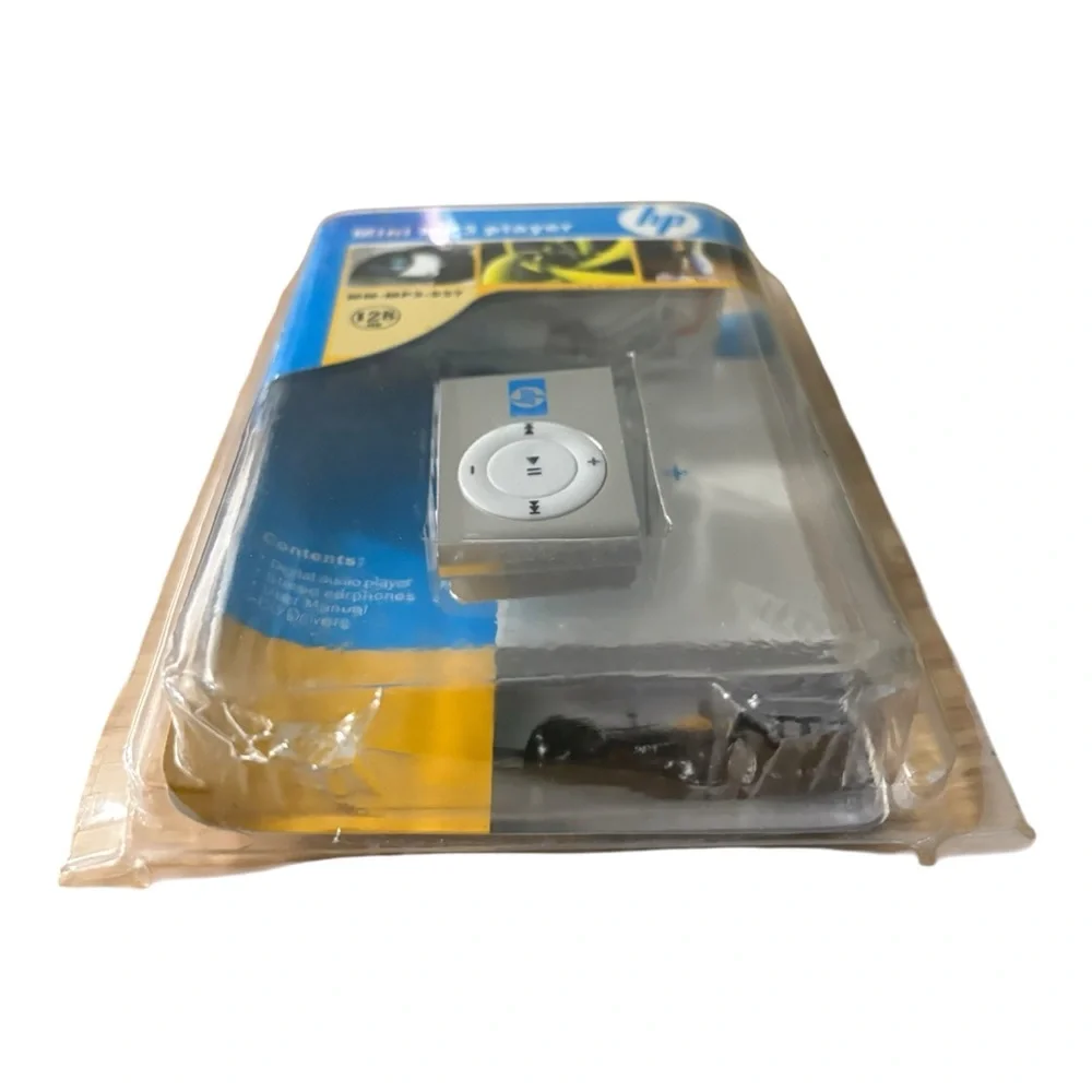 HP Mini MP3 Player MM-MP3-537 128 MB Silver Digital Audio Player New In Box